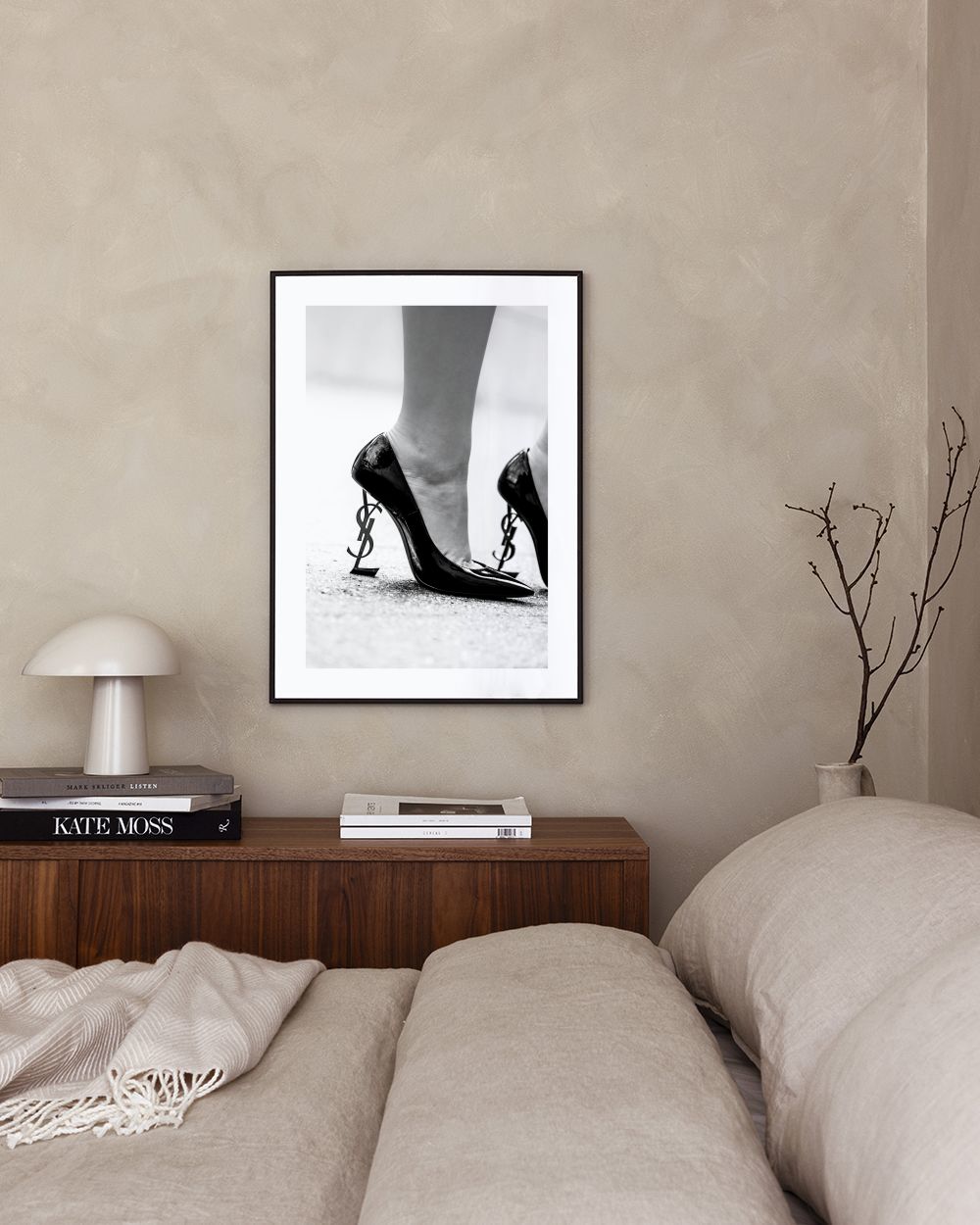 YSL Heels Print