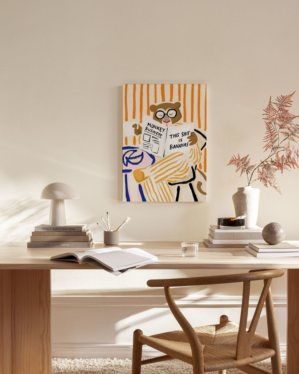 Monkey Business Canvas print