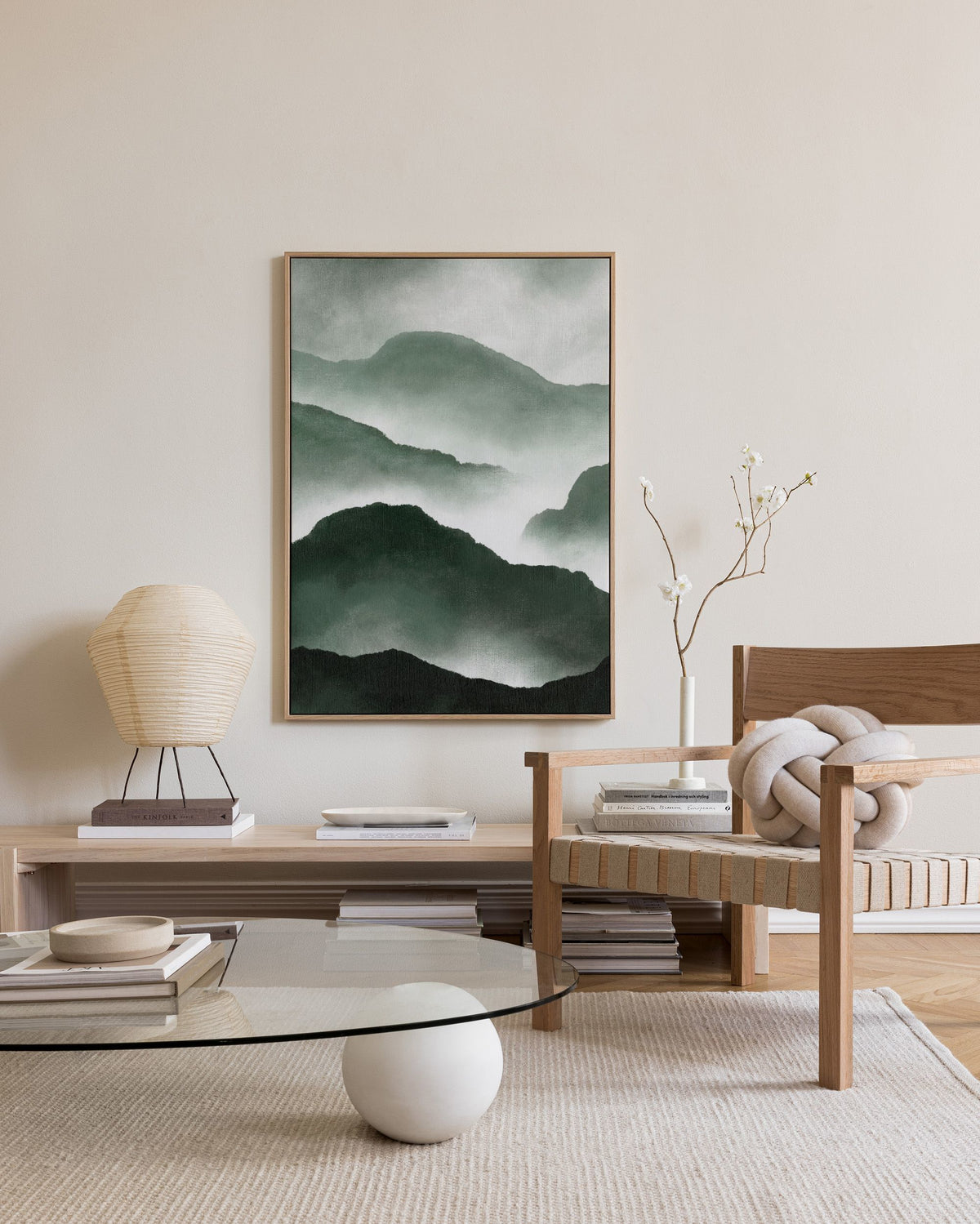 Mistscape No2 Canvas print