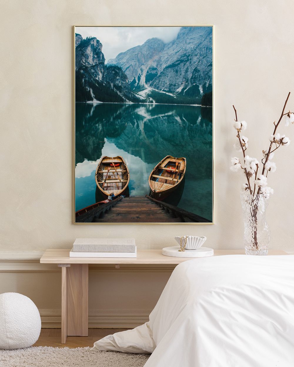Two in the Lake Print
