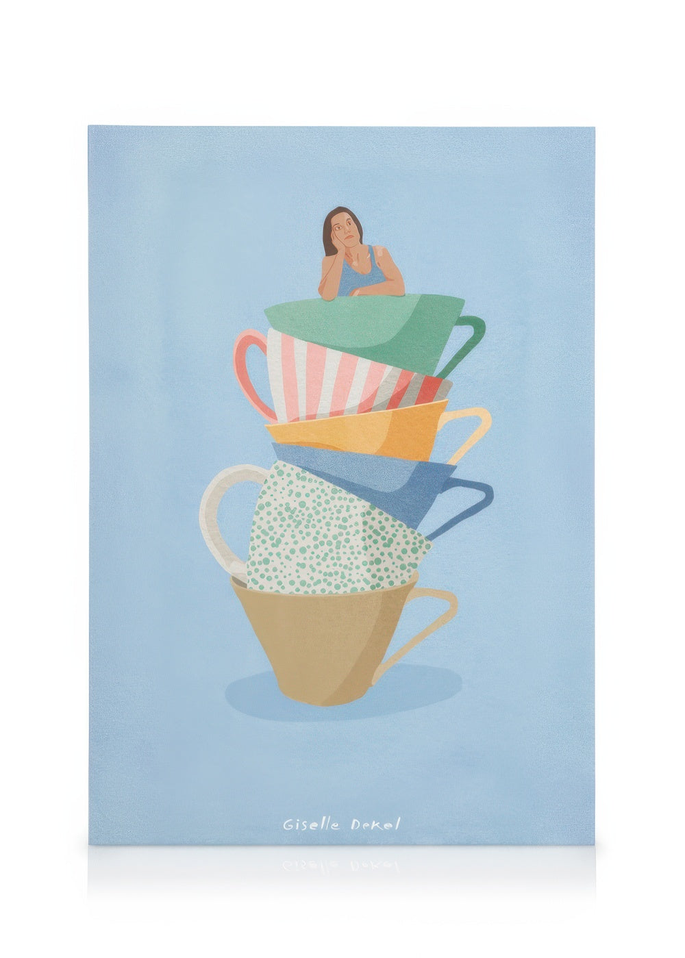 Giselle Dekel - Longing for Coffee Canvas print