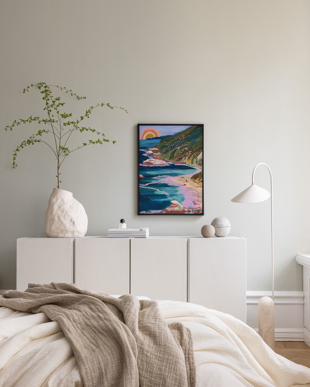 Eleanor Baker - Big Sur Postcard Canvas print
