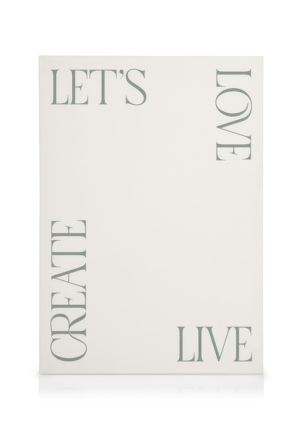 Let's Love Live Create Canvas print
