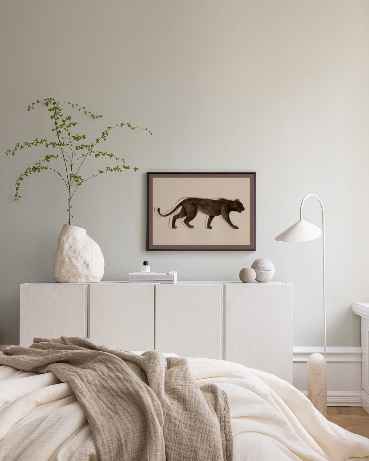 Stride Canvas print