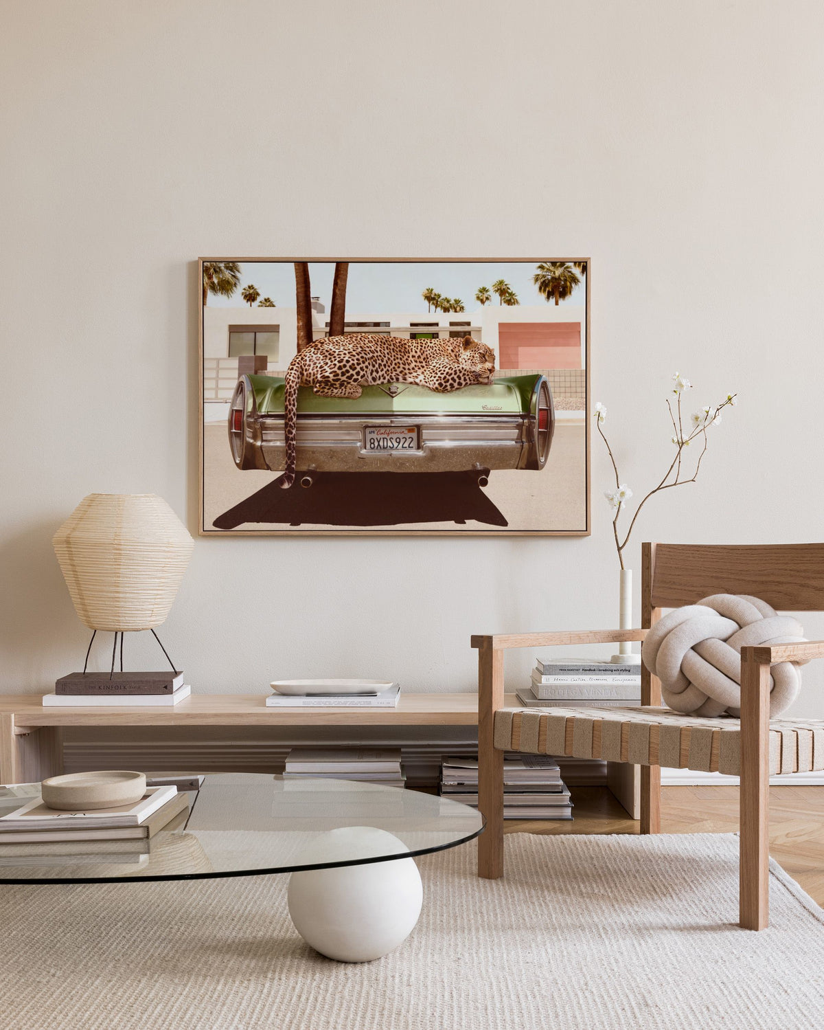 Chilling Leopard Canvas