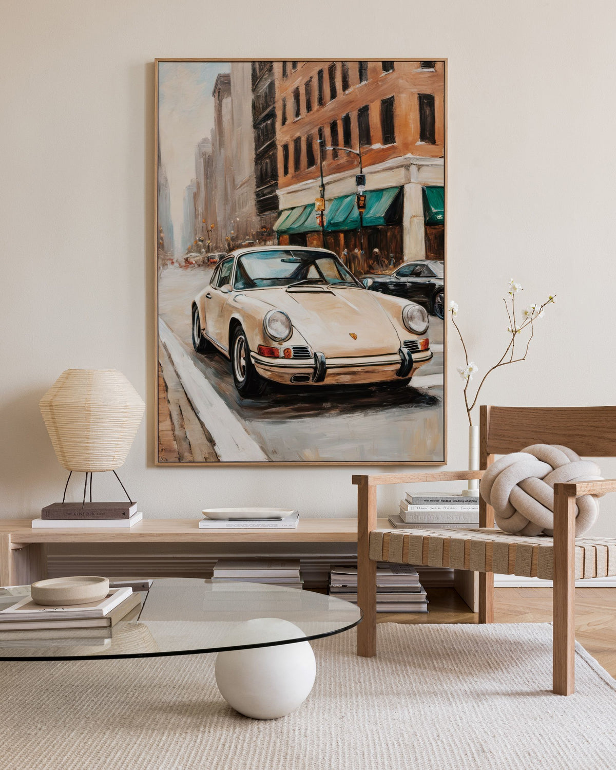 Beige Nostalgia Canvas print