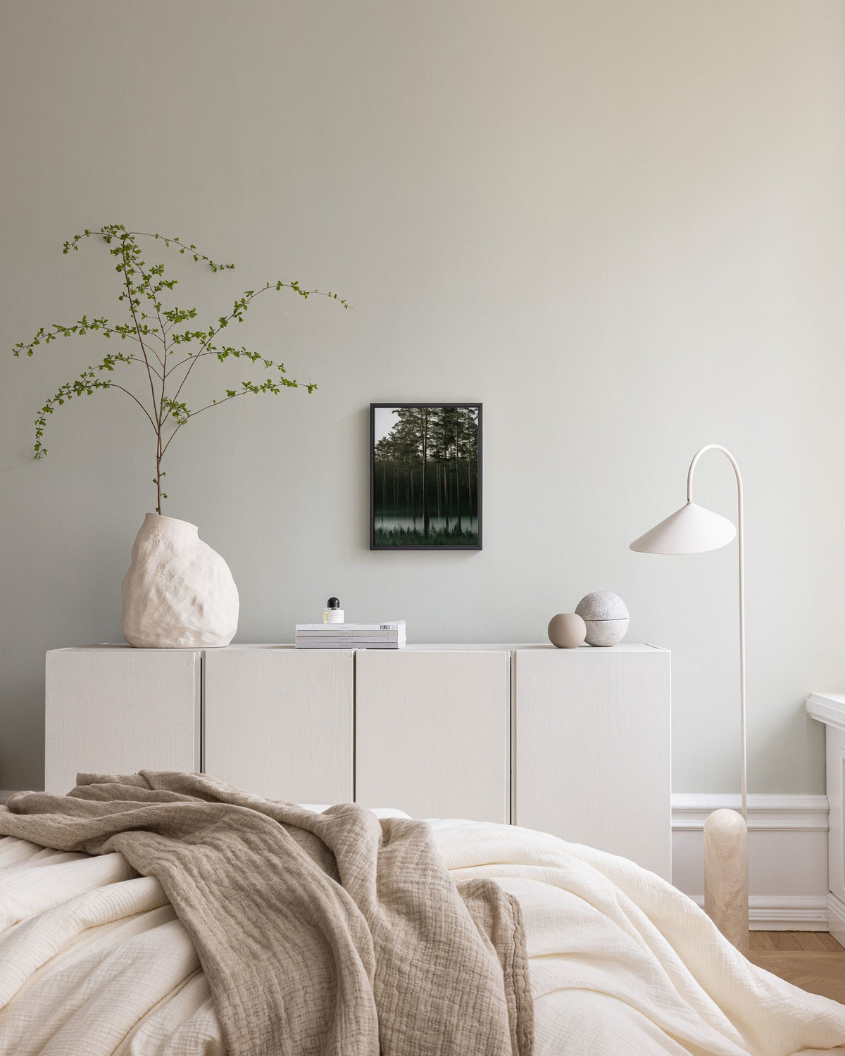 Misty Forest Canvas print