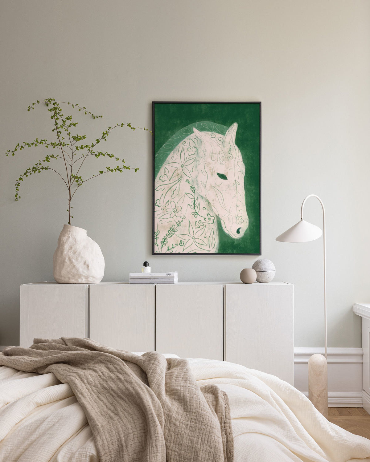 Lucrecia Rey Caro - Earth Horse Canvas print