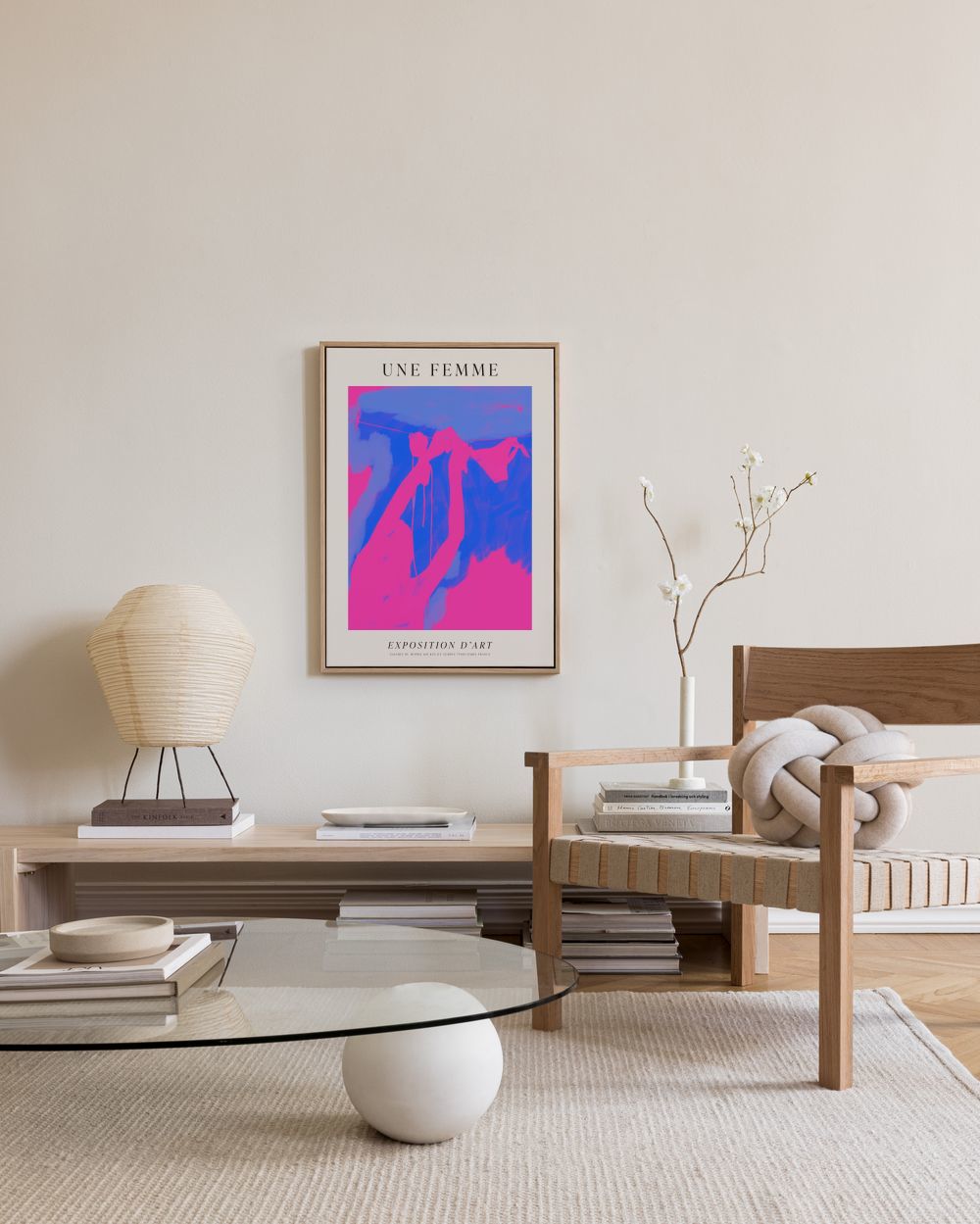 Une Femme No2 Canvas print