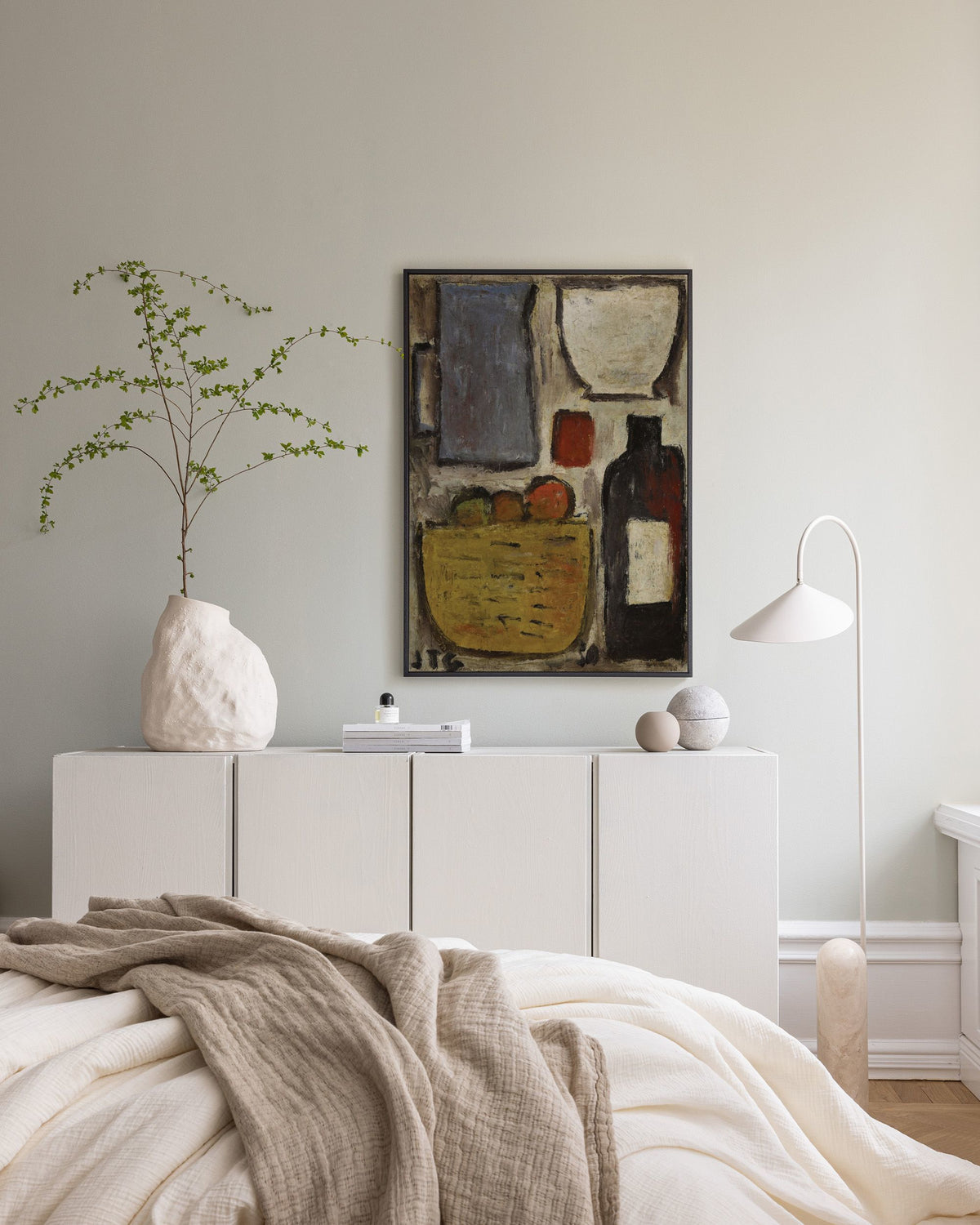 Joaquín Torres García - Panier aux fruits Canvas print