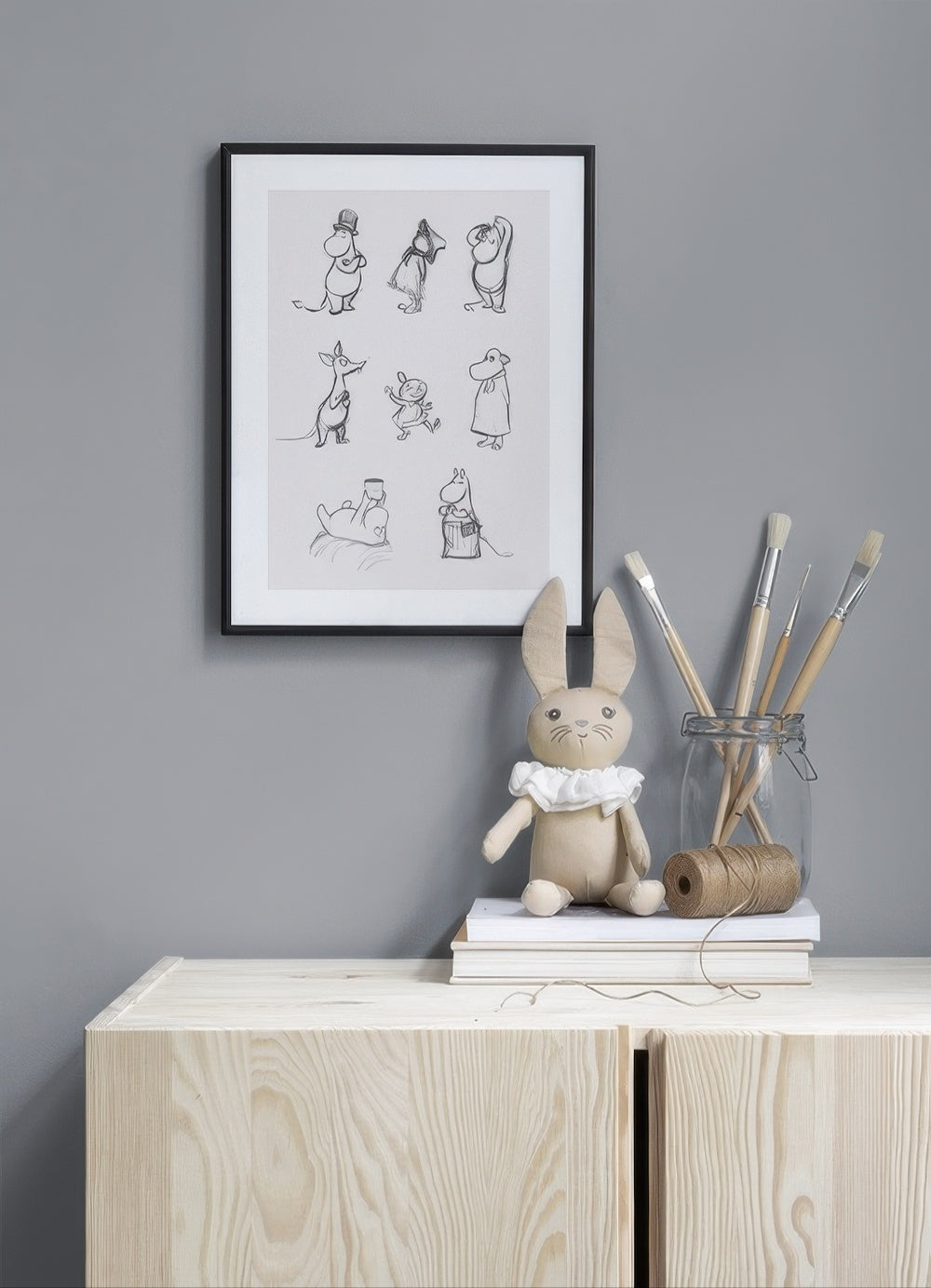 Moomin Characters No1 Print