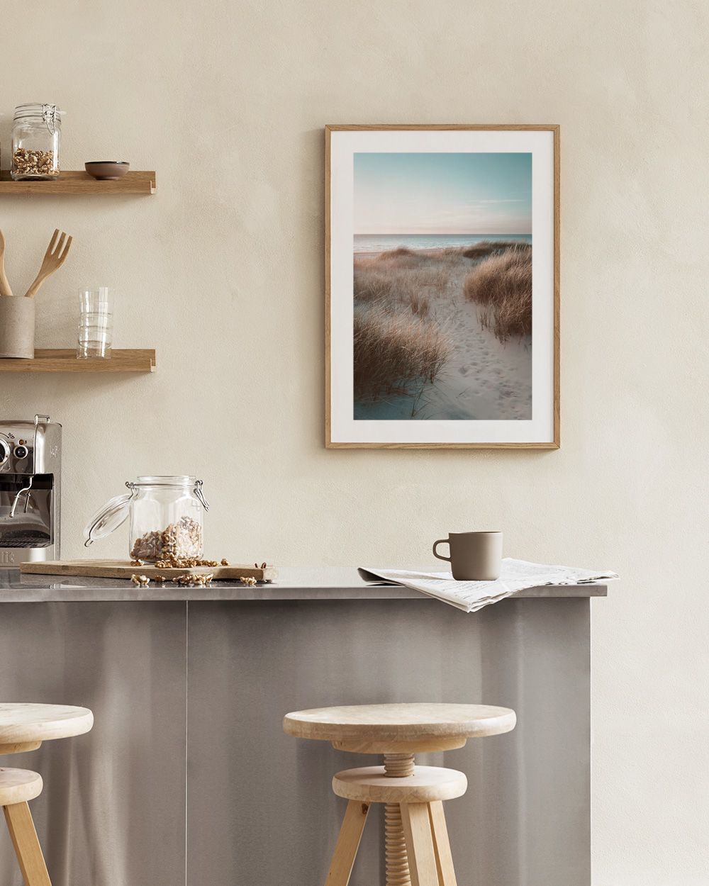 Sunset Beach Dune Print