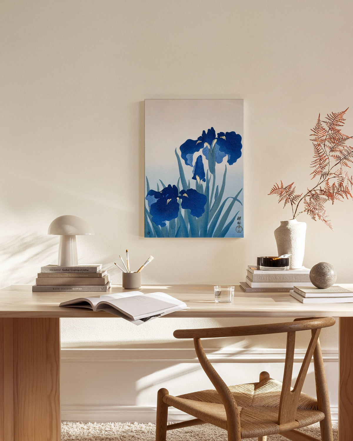 Ohara Koson - Iris Flowers Canvas print