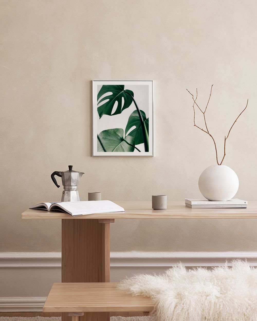 Monstera Three Print