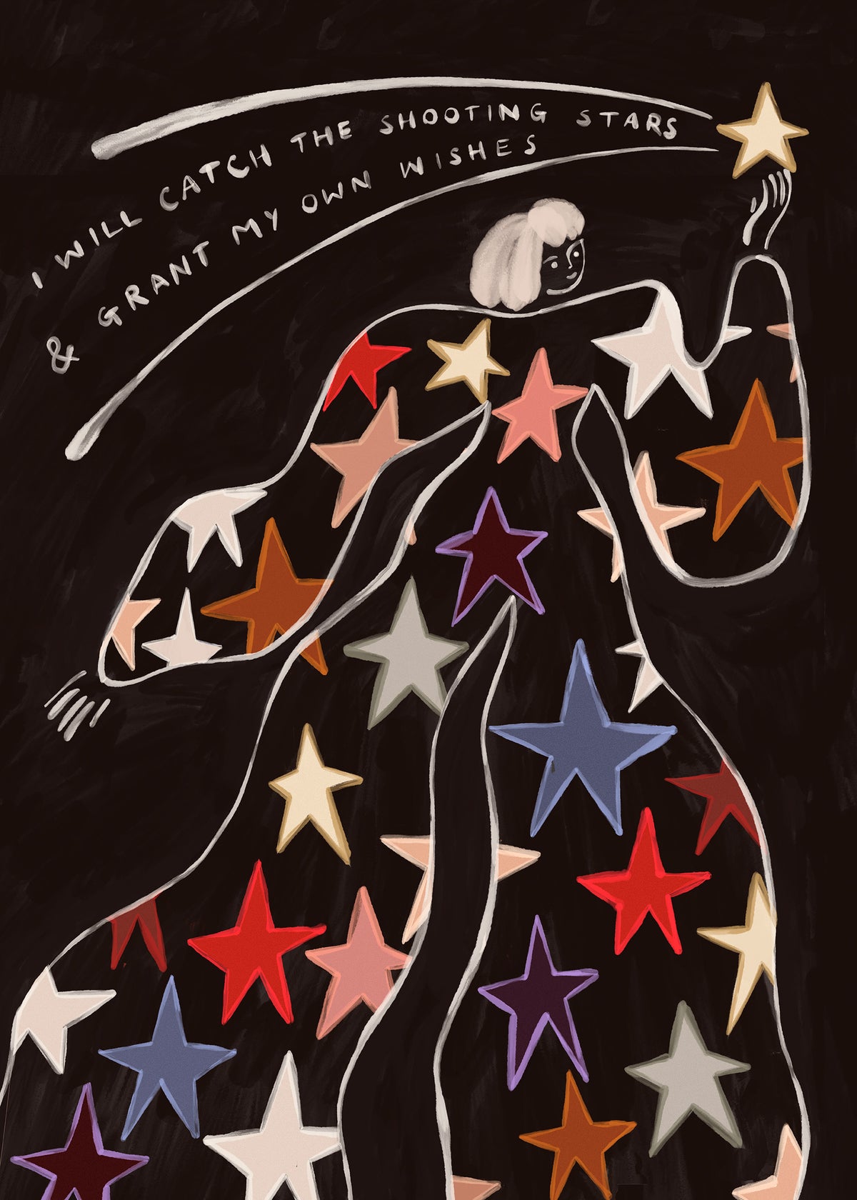 Kit Agar - Shooting Stars Print