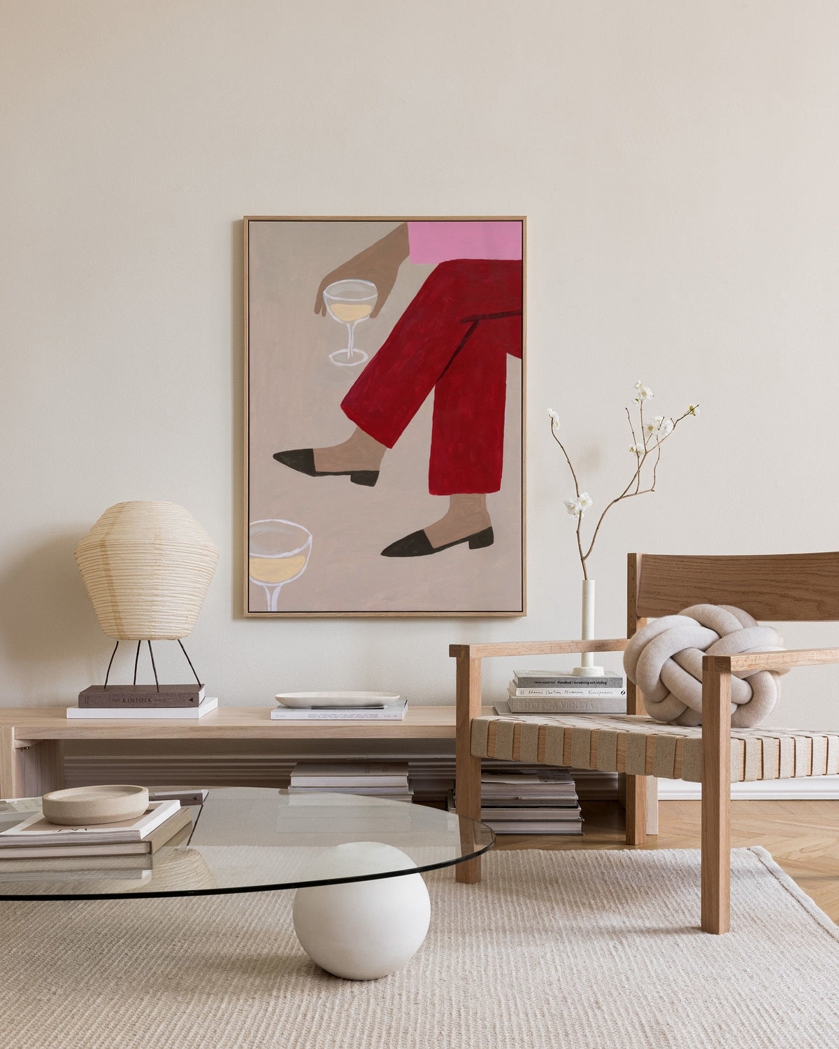 Party Scene No3 Canvas print