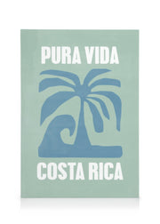 Graphic Costa Rica Canvas print