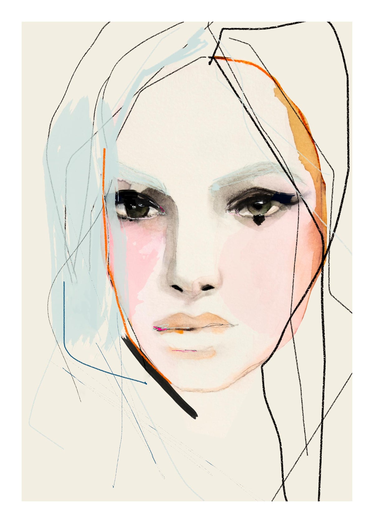 Leigh Viner - Blanche Print
