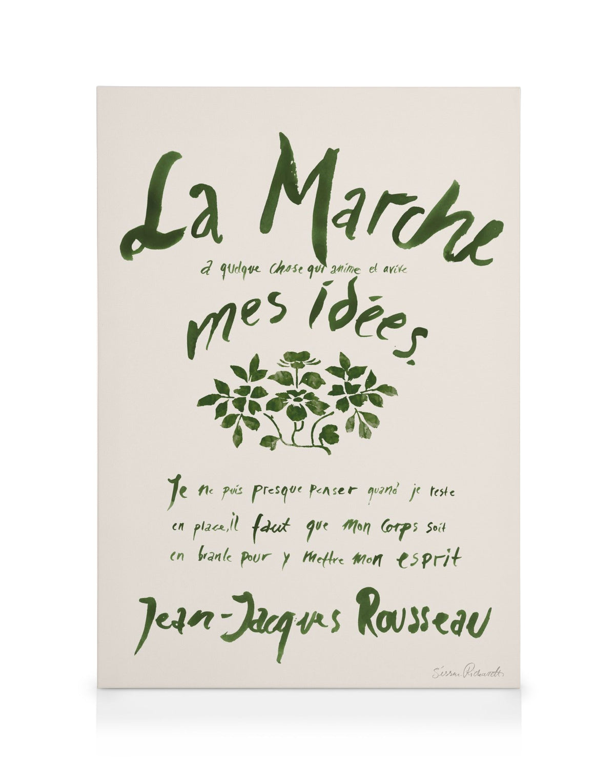 Sissan Richardt - La Marche Canvas print
