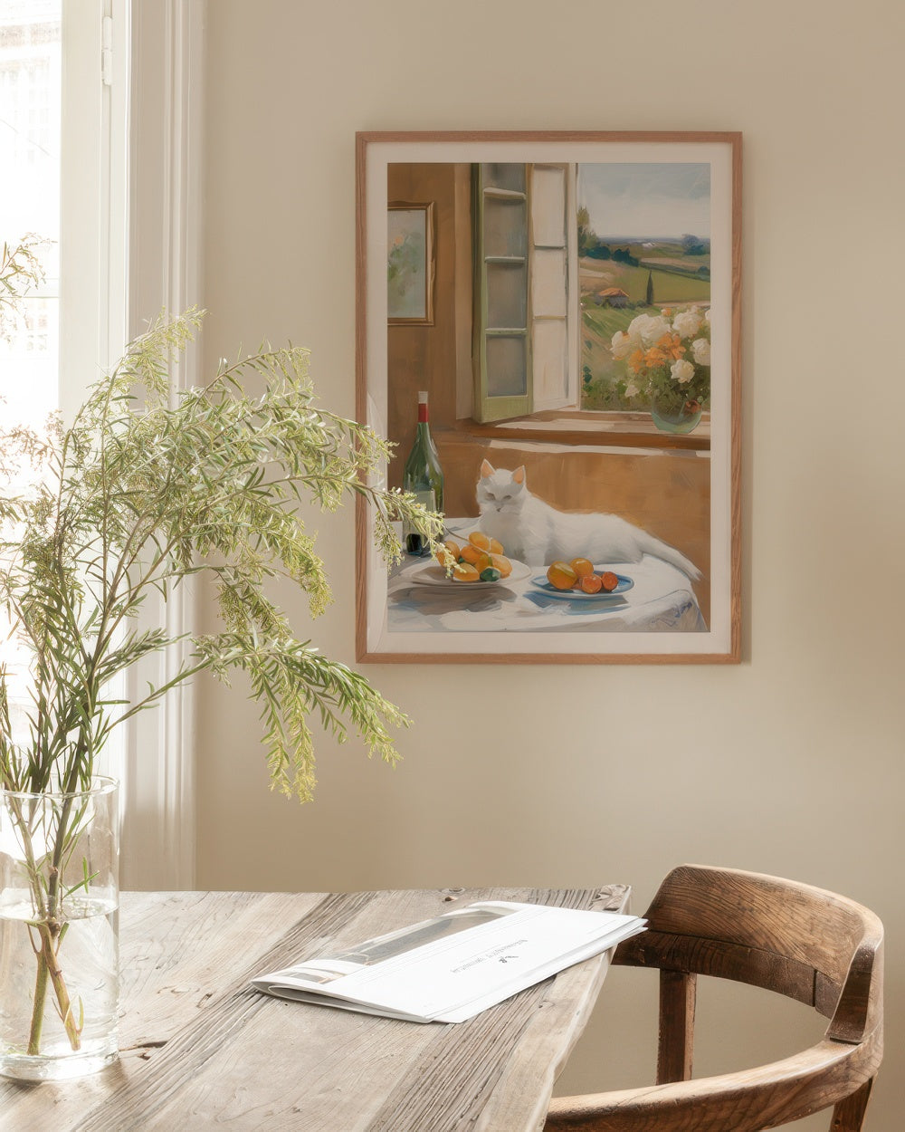 Still Life Cat Print