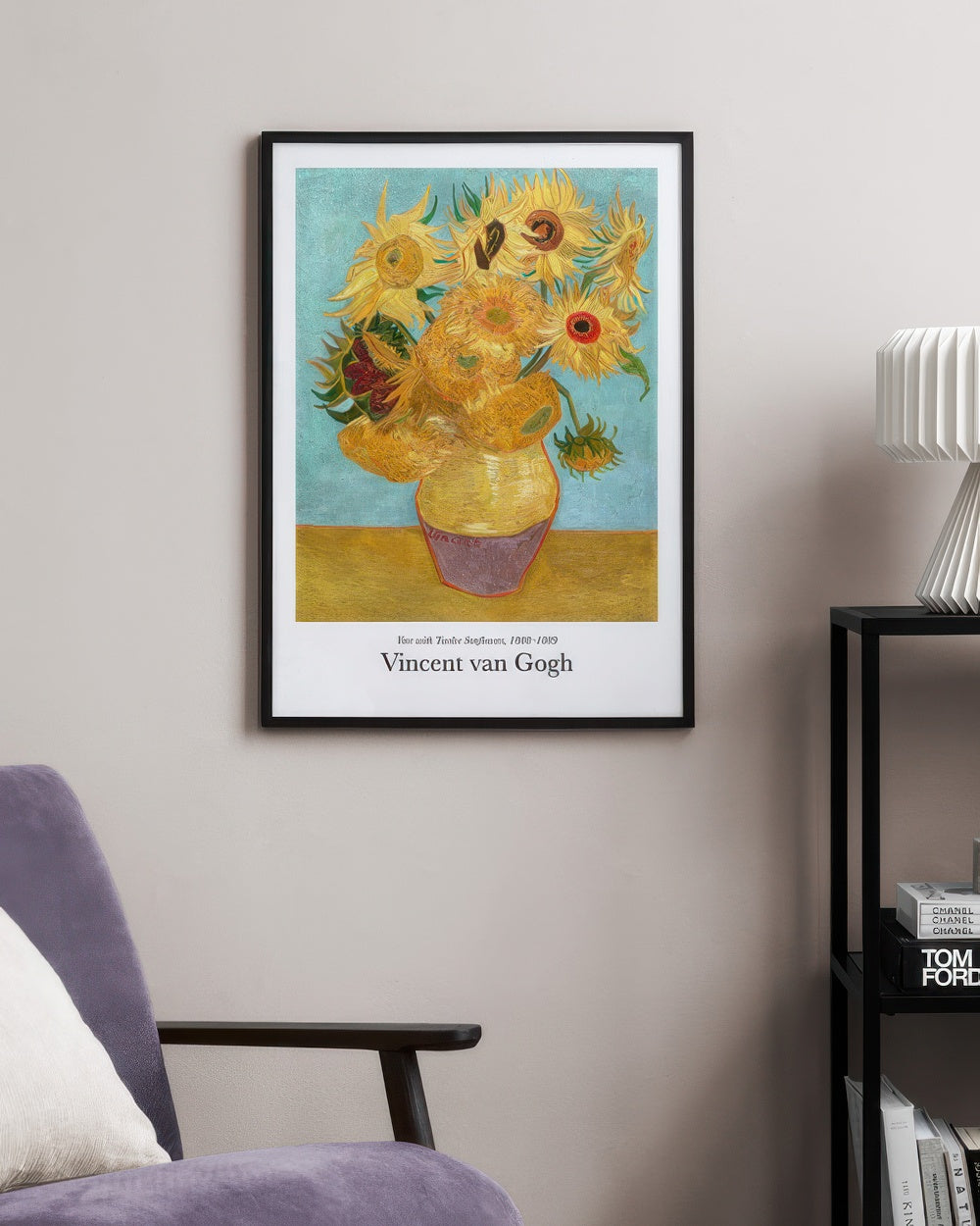 Van Gogh - Vase with Twelve Sunflowers Print