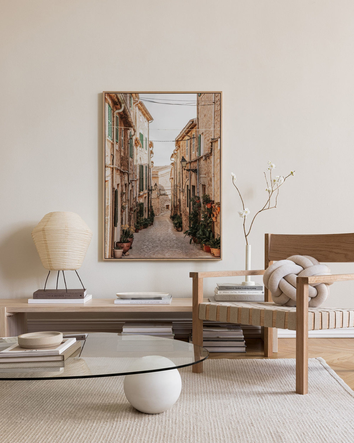 Valldemossa Alley Canvas print