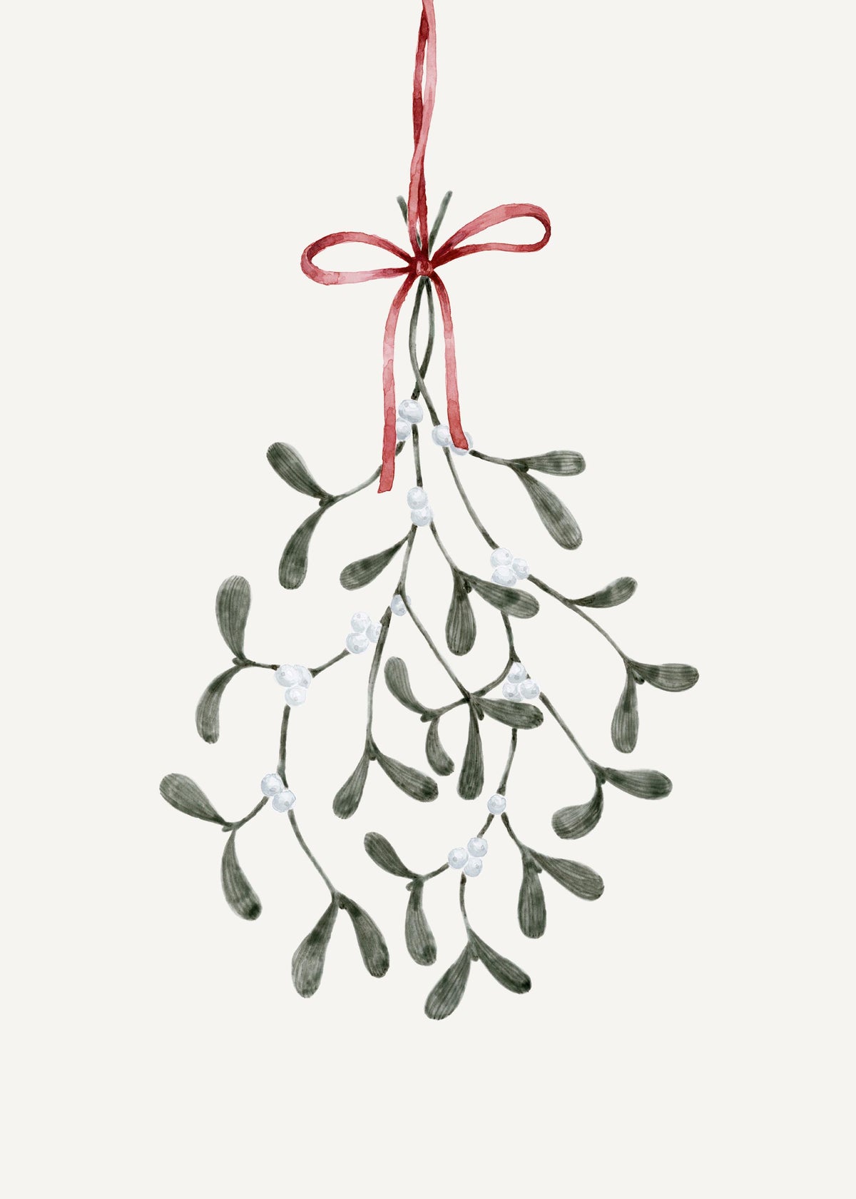 Under the Mistletoe Print