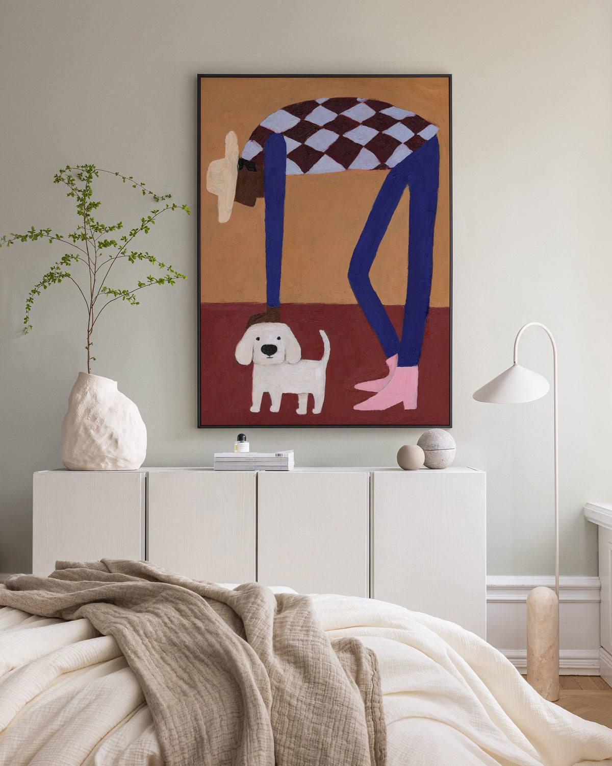 Howdy Hound Canvas print