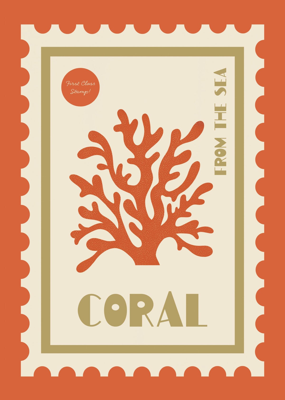 We Made Something Nice - Coral Print