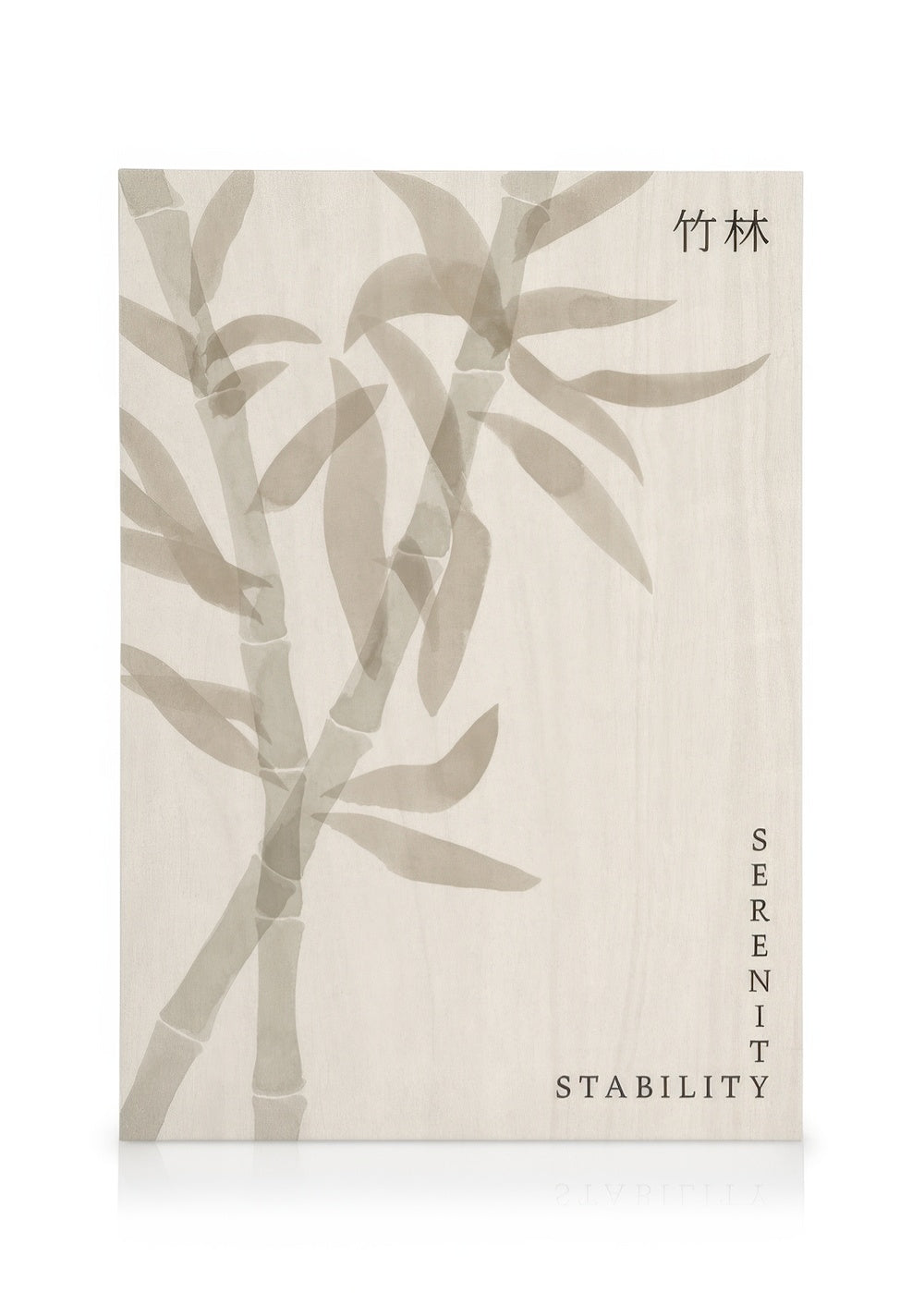 Japandi Bamboo Canvas print