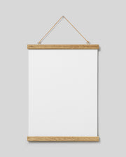 Poster hanger oak 31 cm, magnet fastener