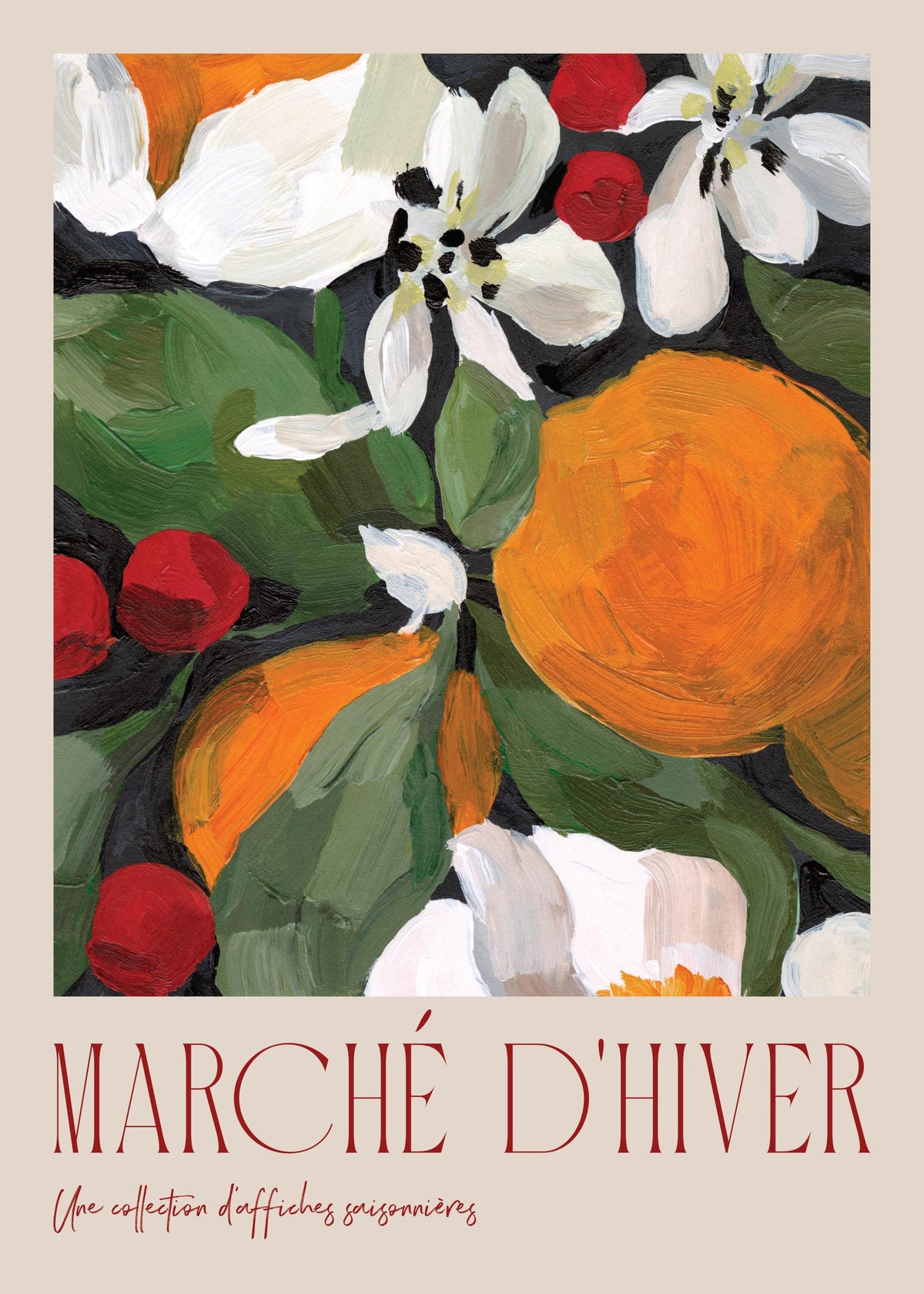 Marché D'Hiver No2 Print