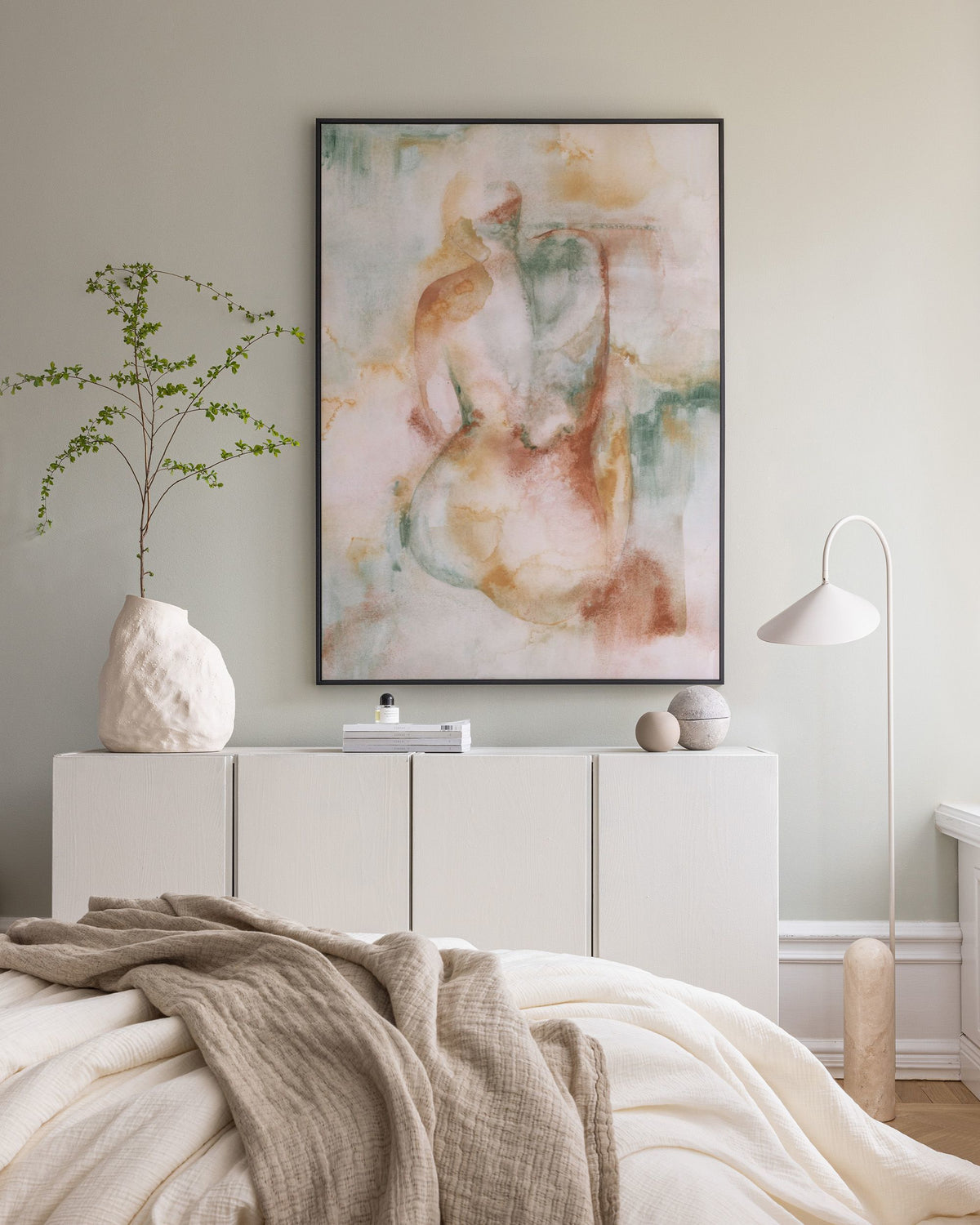 Soft Contours Canvas print