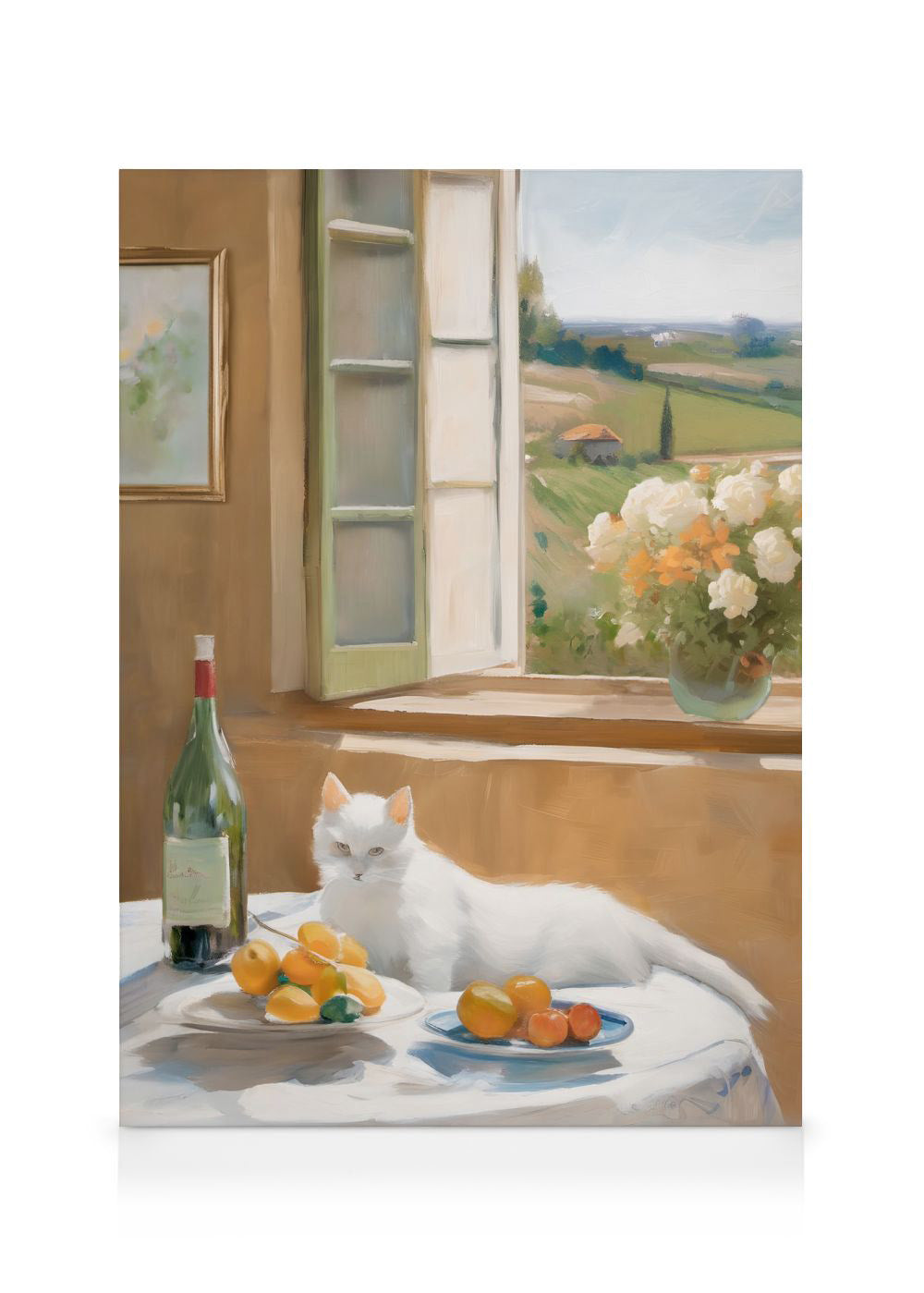 Still Life Cat Canvas