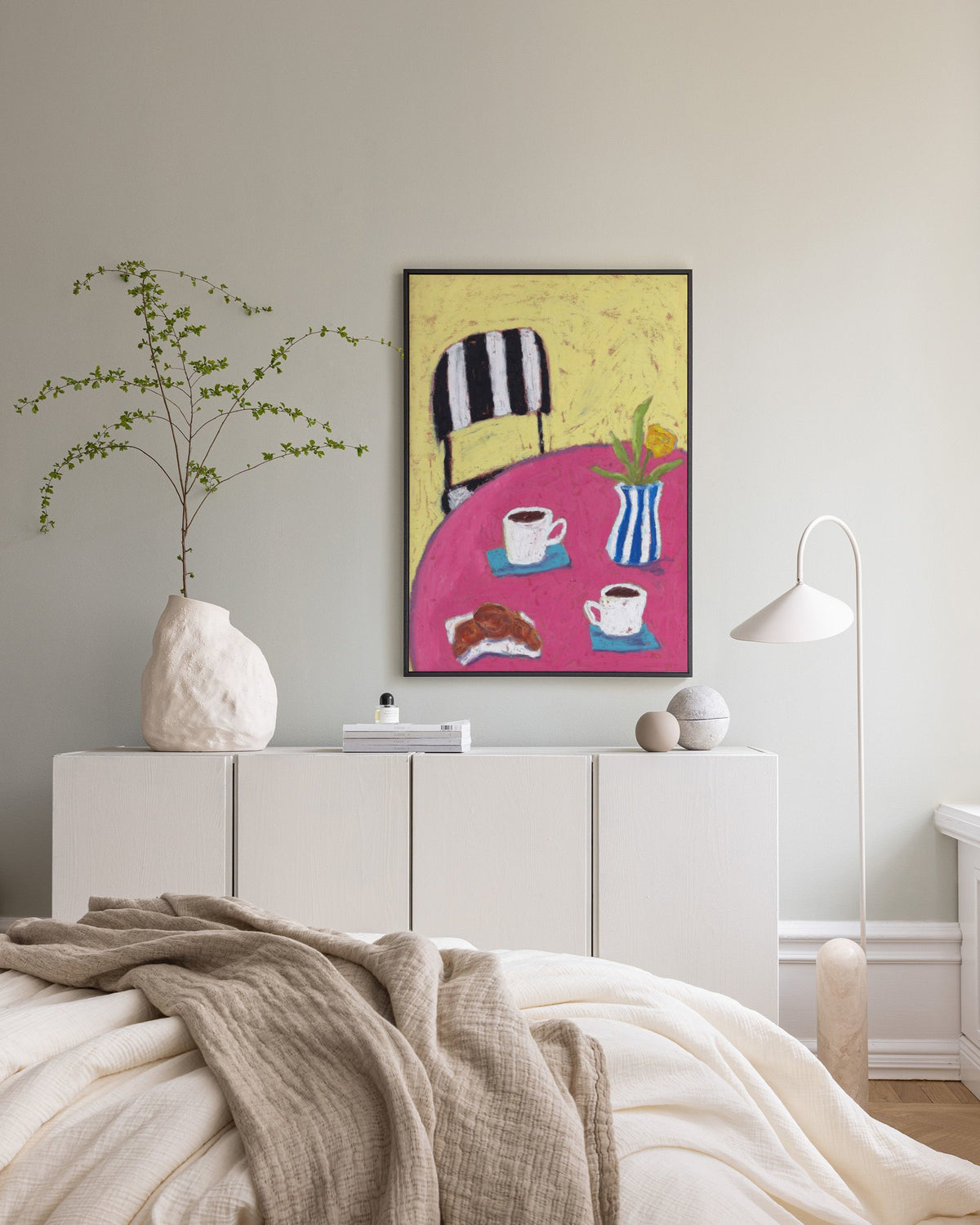 Hannah Durham - Coffee In The Sunshine Canvas print