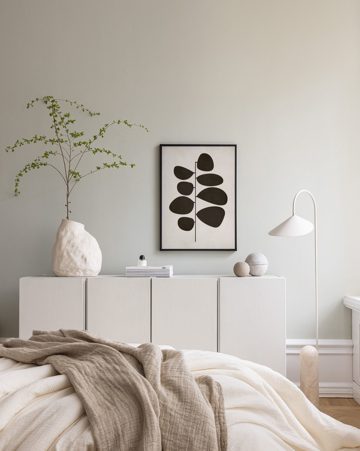 Retro Botanical Canvas print