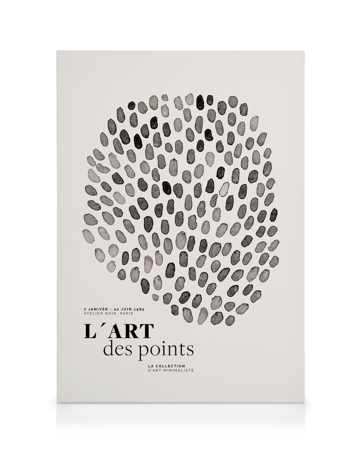 L’art des Points No1 Canvas print