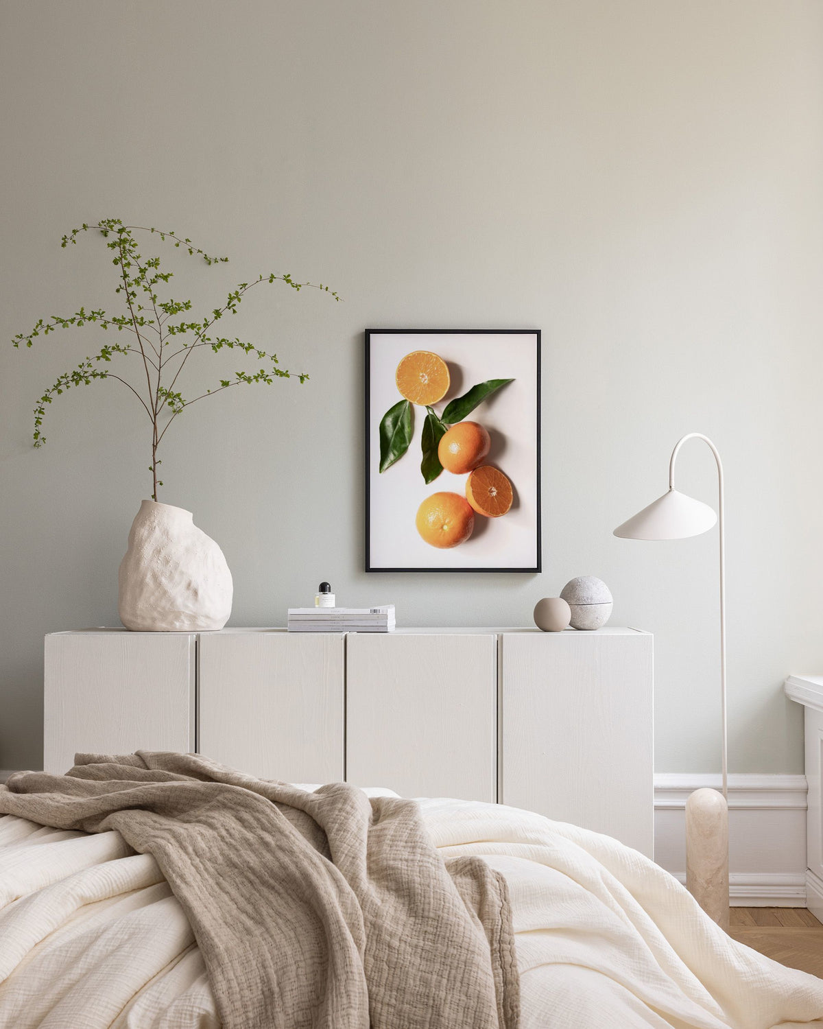 Garden Oranges Canvas print