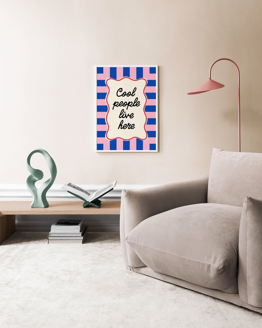 Cool People Live Here Print