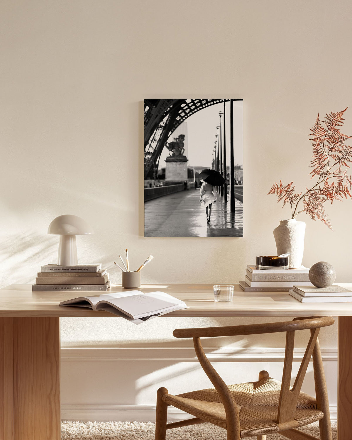 Walking in Paris Canvas print