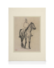 Edgar Degas - Horse and Rider Canvas print