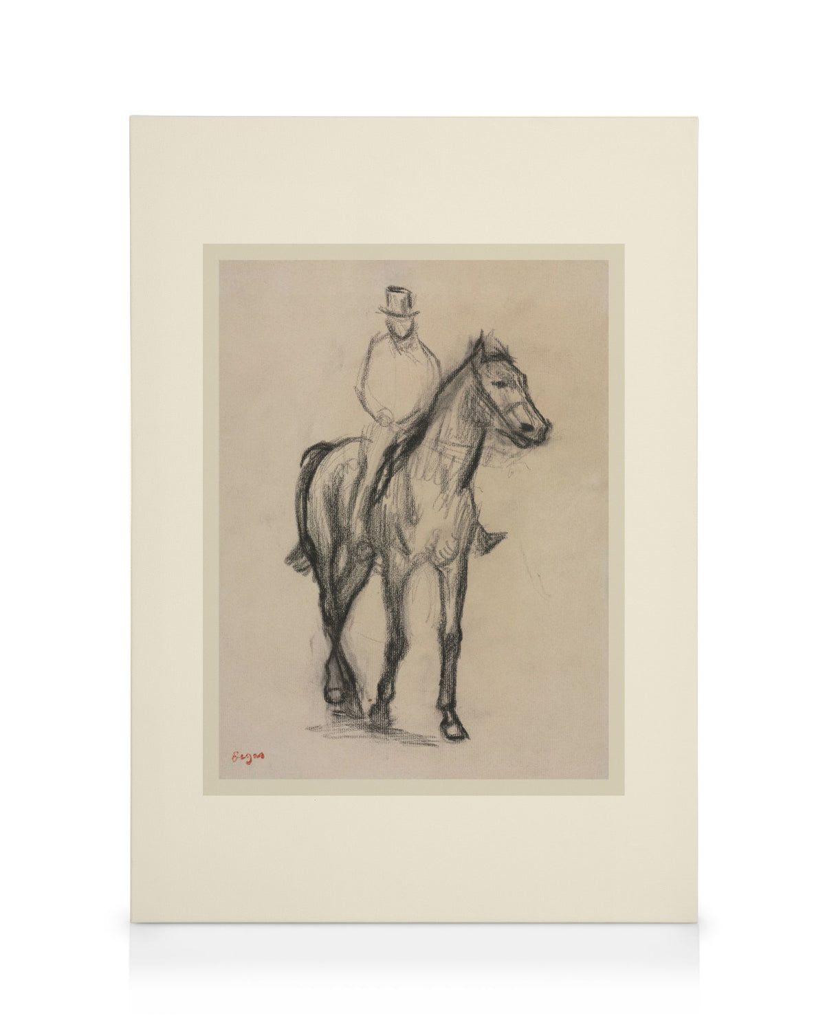 Edgar Degas - Horse and Rider Canvas print