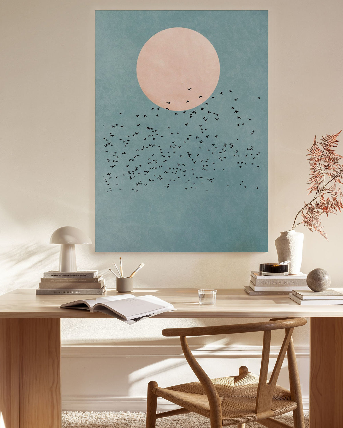 Boris Draschoff  Kubistika - Birds Fly Away Canvas print
