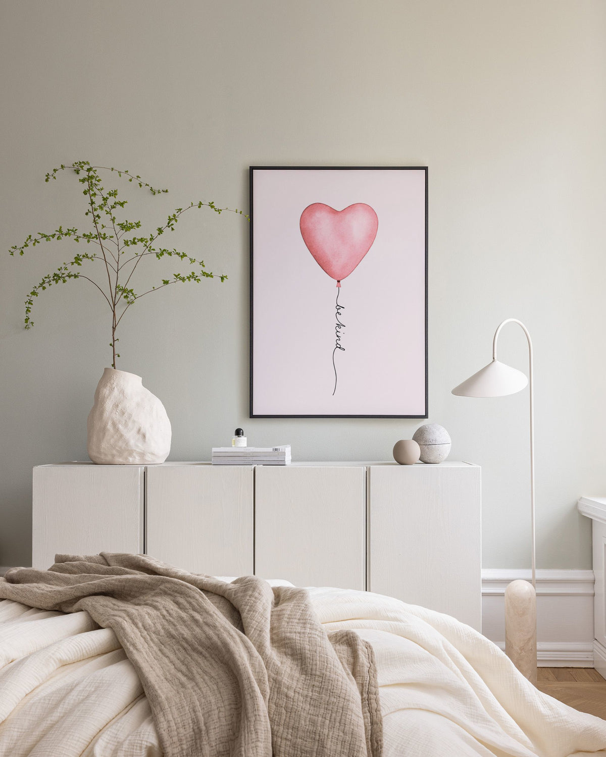 Be Kind Balloon Canvas print