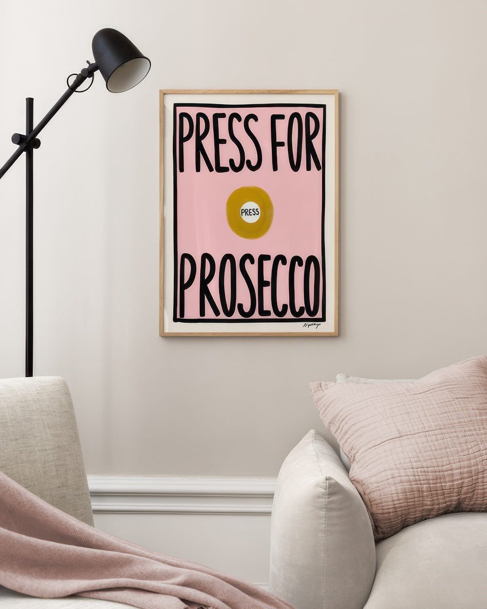Nephthys Foster - Press for Prosecco Print