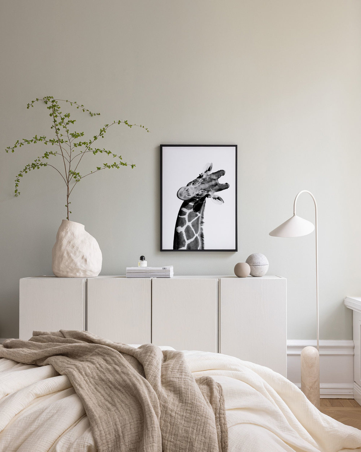 Giraffe Portrait Canvas print