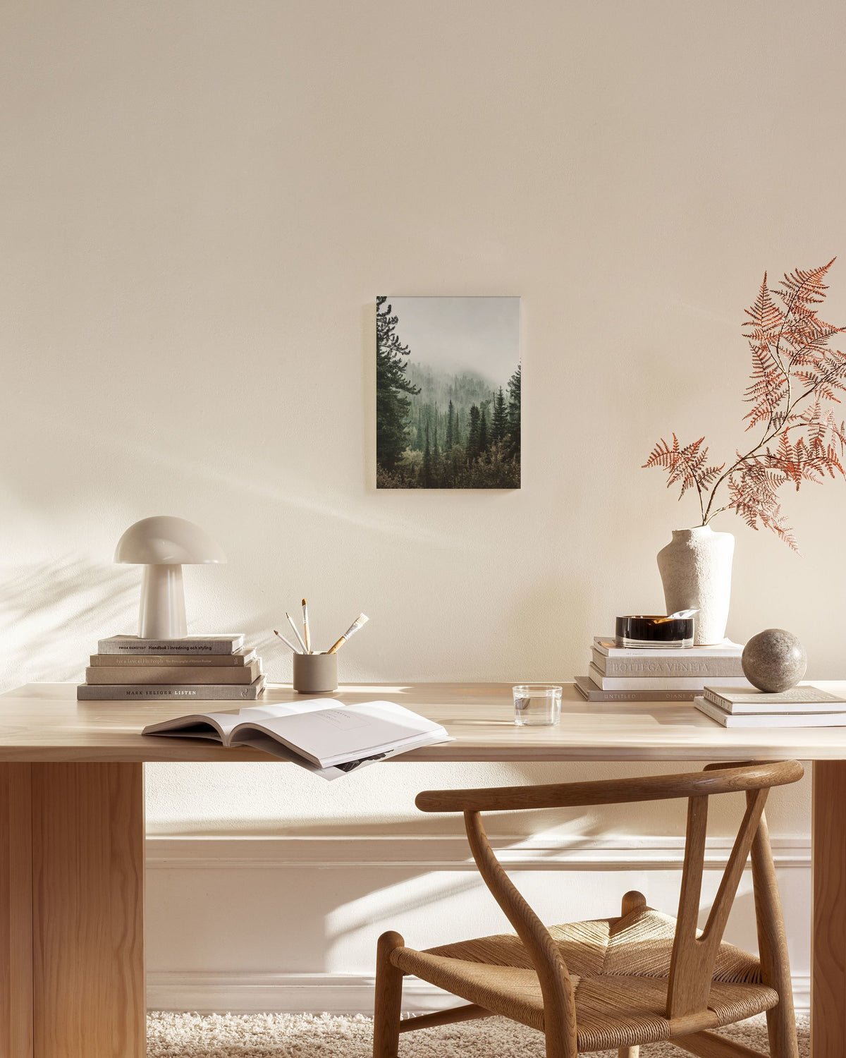 Deep Green Forest Canvas print