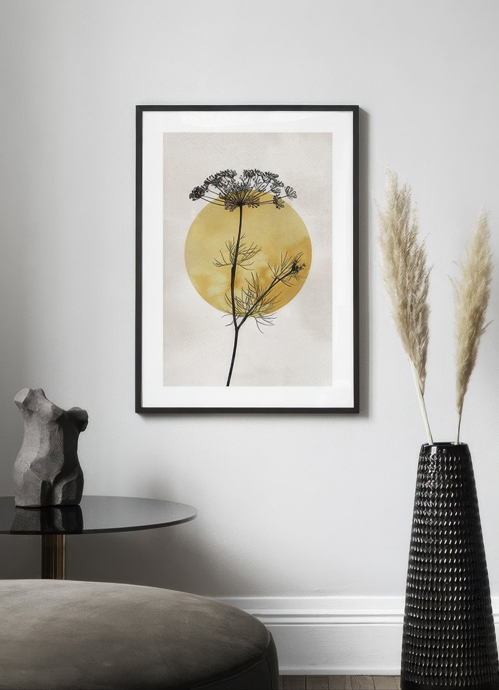 Anthriscus Silhouette Print