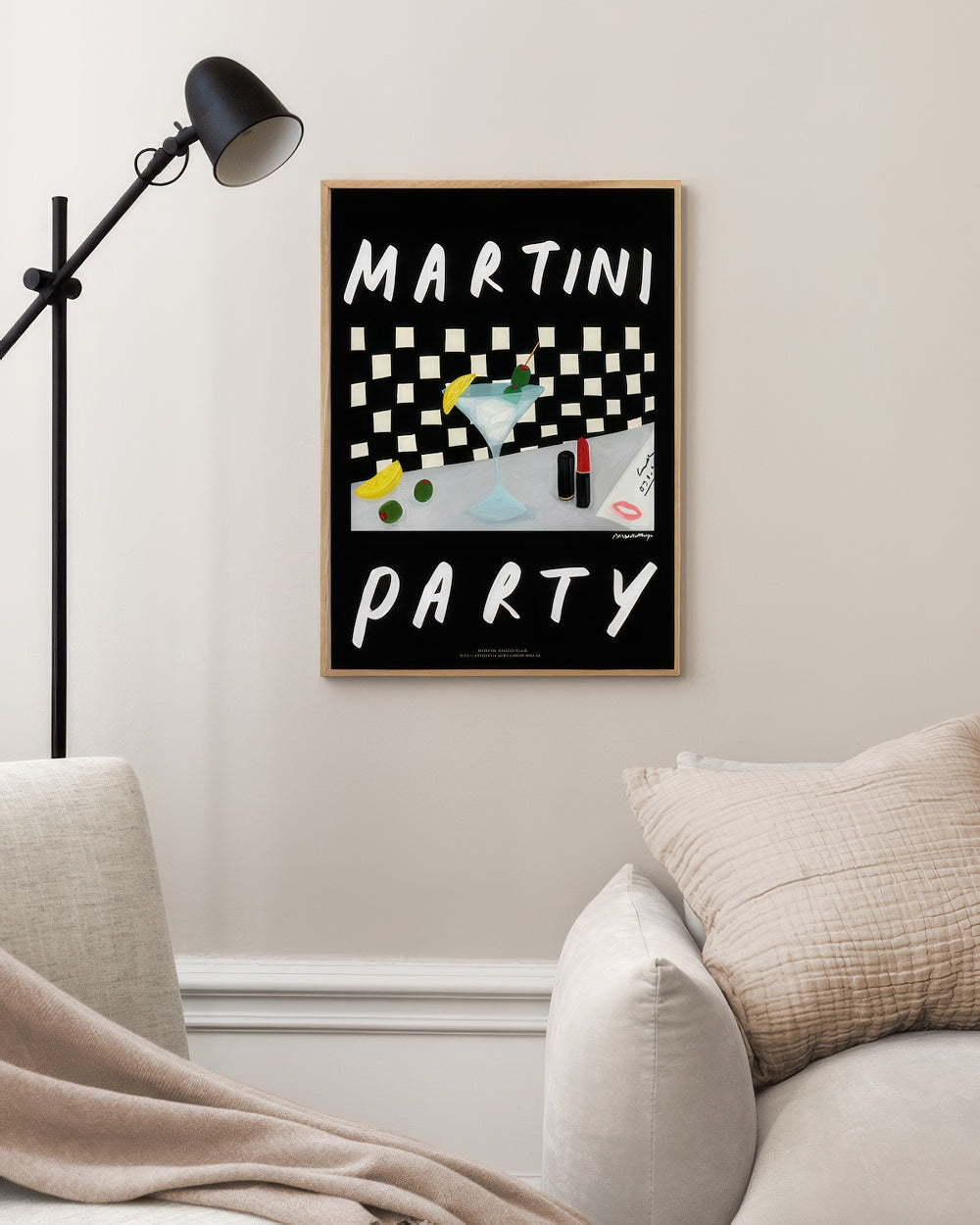Nephthys Foster - Martini Party Print