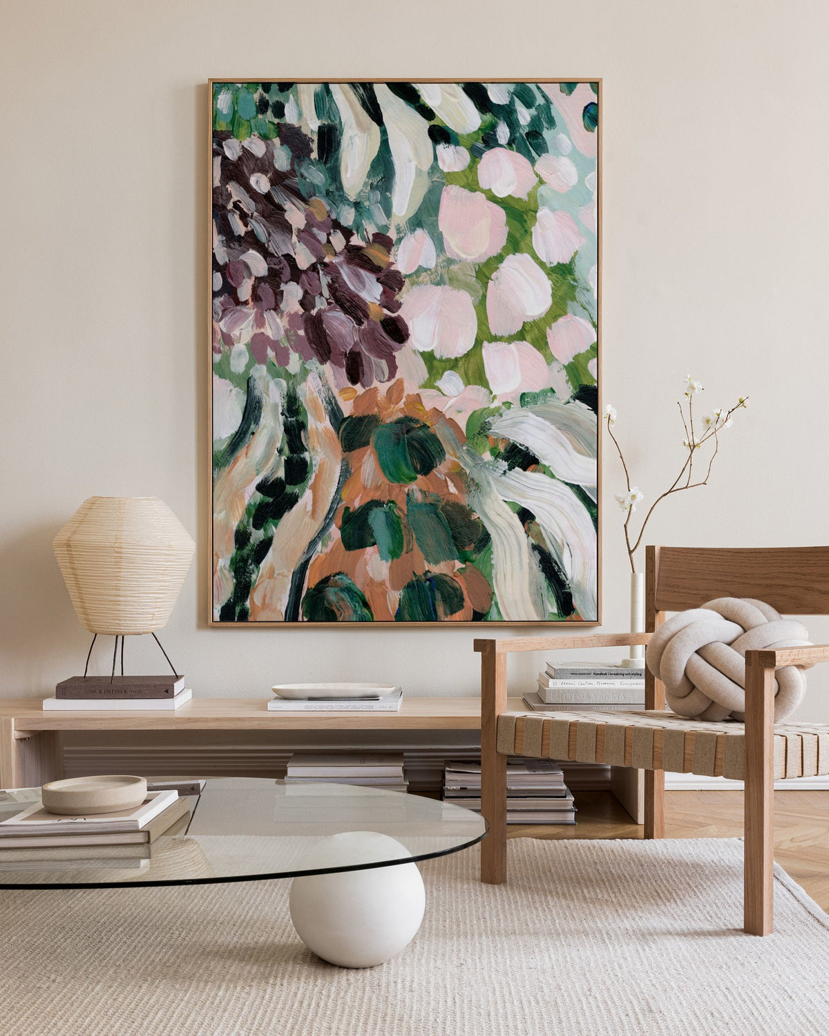 Acrylic Garden No2 Canvas print